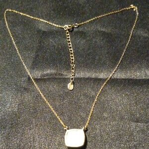 Alwand Vahan 925 with Gold Vermail 18 inch long Necklace with a quartz pendant.